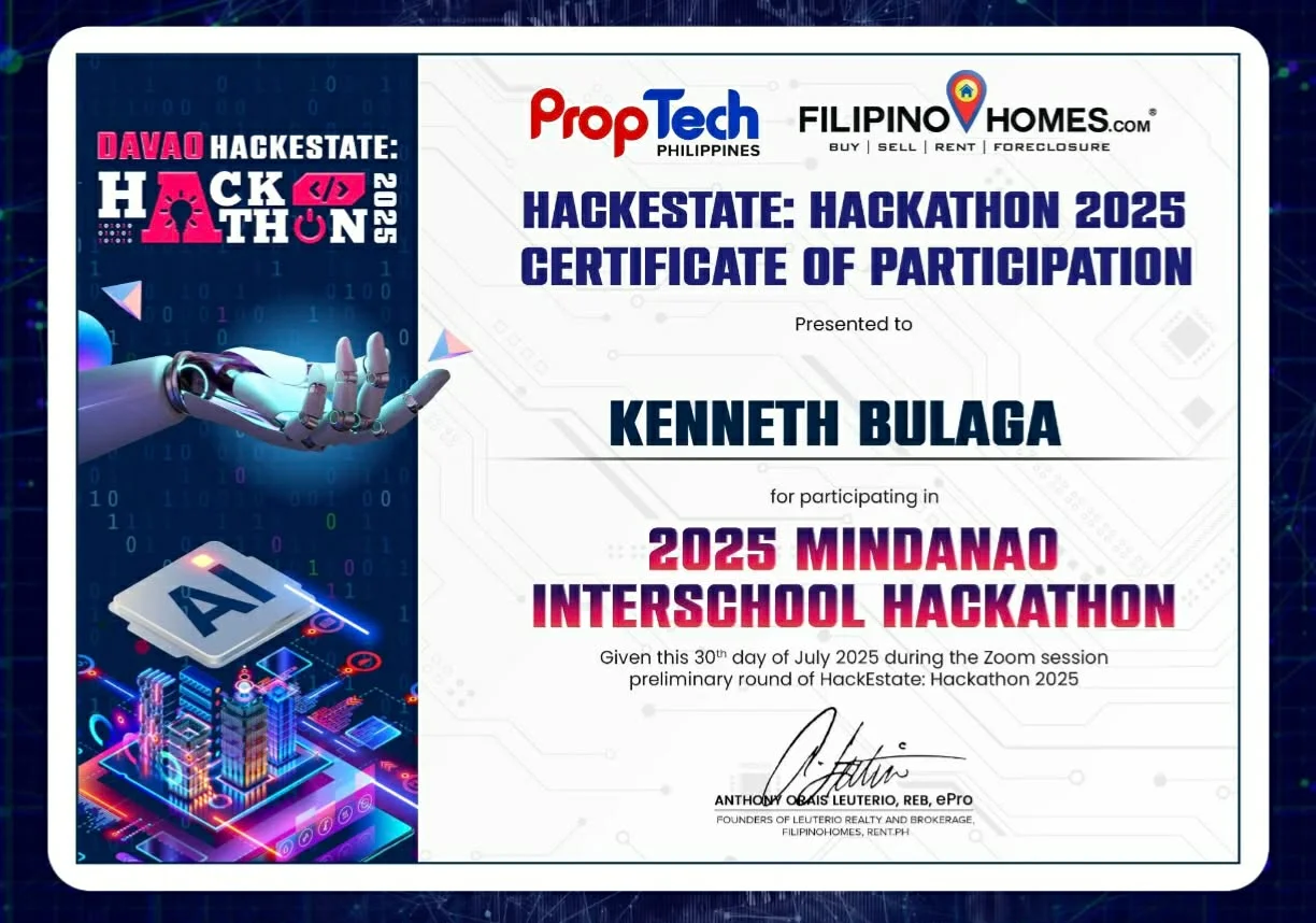 Davao HackEstate: Hackathon 2025 — Davao HackEstate: Hackathon 2025