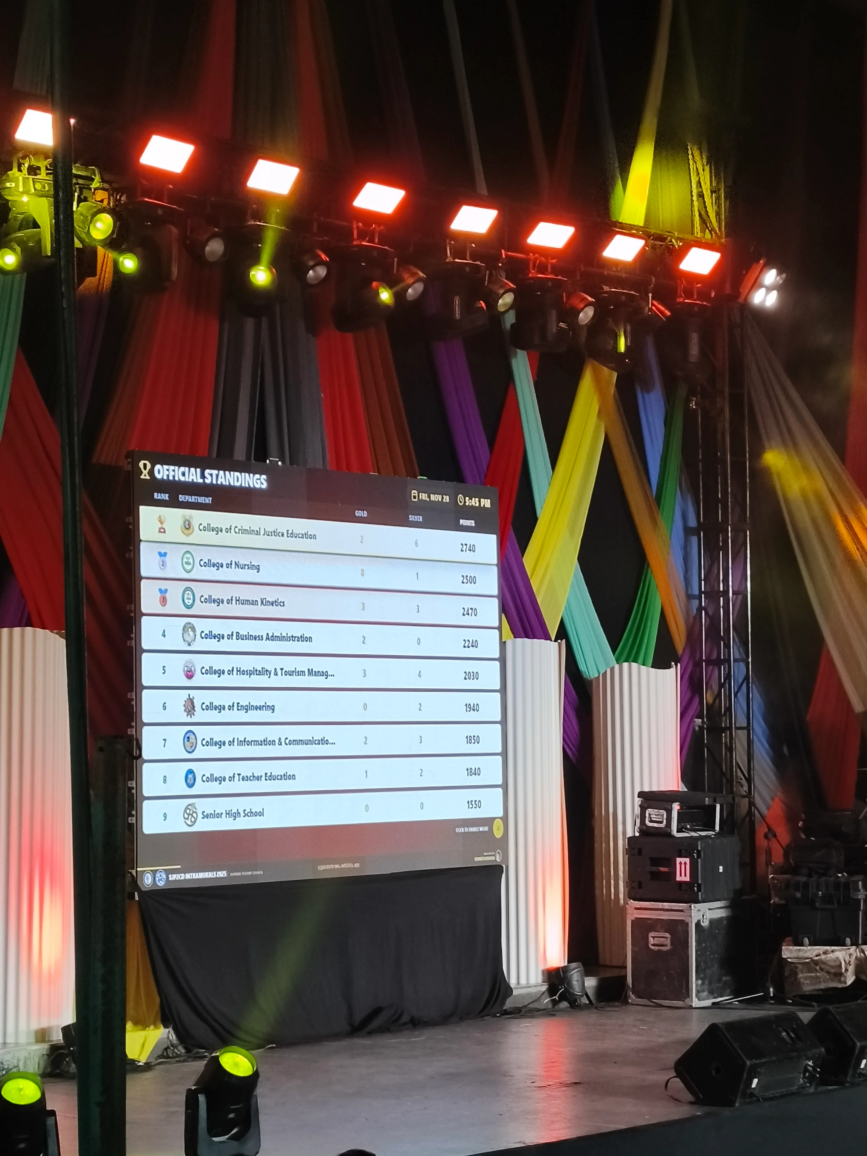 JP Intrams — Campus Projector
